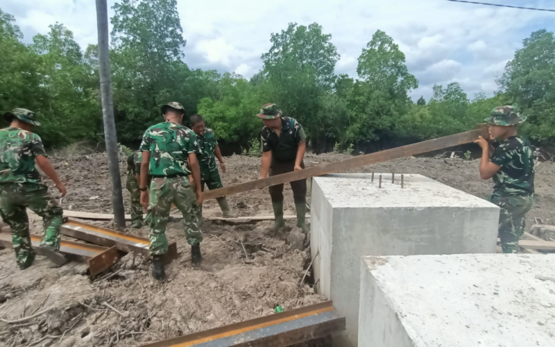 Jembatan Gantung Garuda Terus Dibangun, 260 Warga Sungai Sembilan Akan Rasakan Manfaatnya