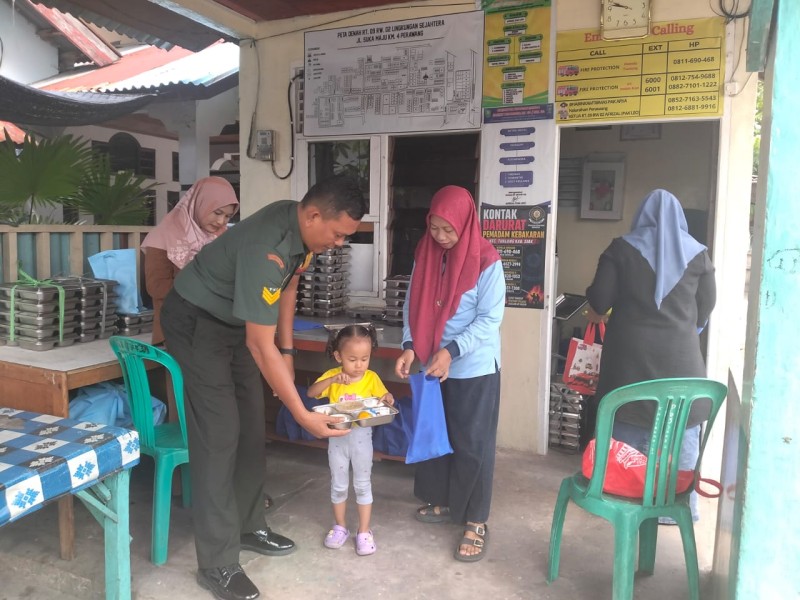 Serka A. Pardosi Cek Kondisi Anak Stunting di Perawang, Pastikan Pendataan Berjalan Optimal