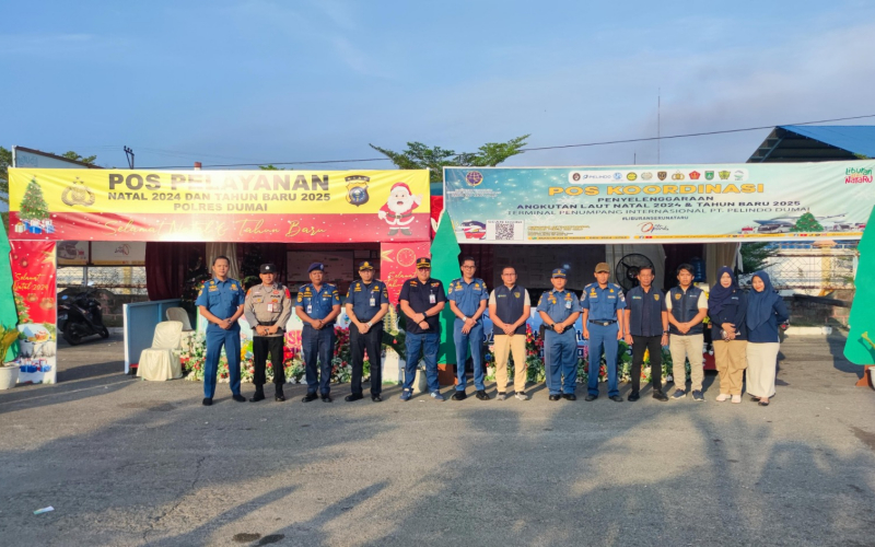 Posko Lebaran Terpadu di Terminal Penumpang Pelindo Dumai Resmi Ditutup