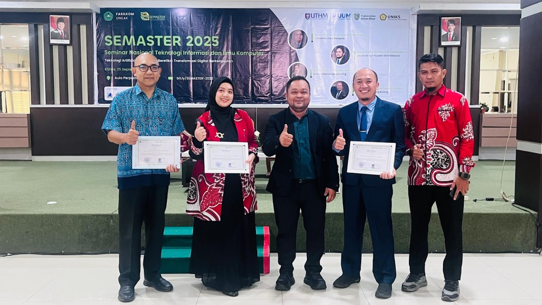 Fasilkom Unilak Gelar Semaster 2025, Ini Pesan Wakil Rektor II Unilak