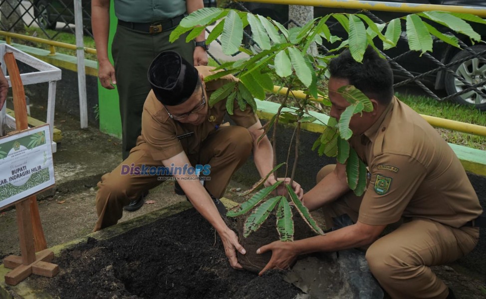 Peringatan Hari Bumi ke-55, Bupati Inhil Hadiri Launching Penanaman 1 Juta Pohon Matoa