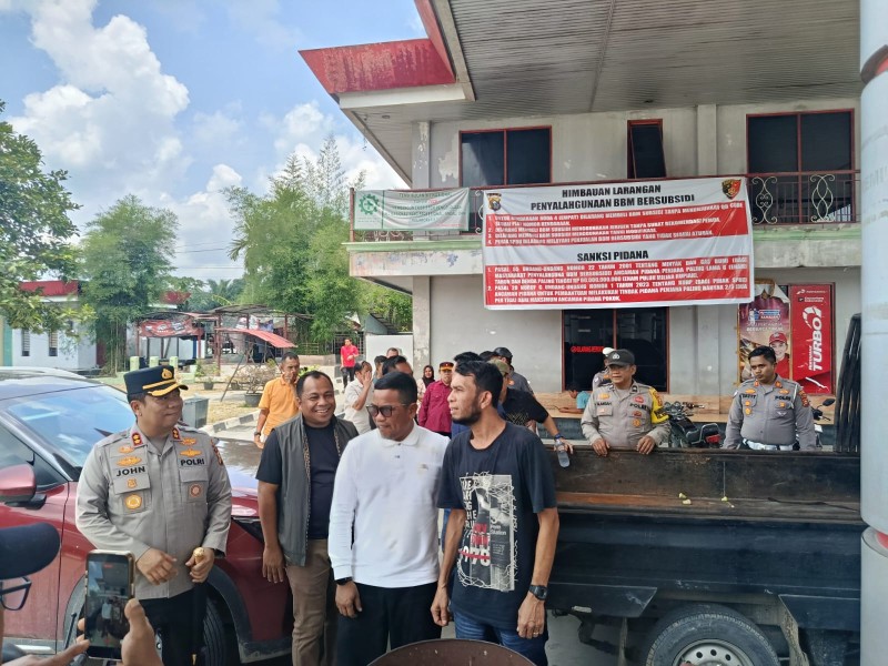 Forkopimda Pelalawan Sidak SPBU, Antrean BBM Disorot, Transparansi Jadi Kunci