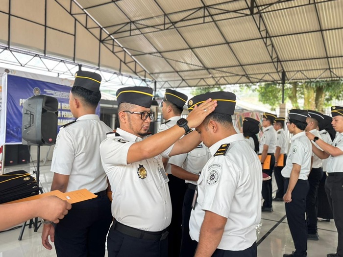 18 Pegawai Lapas Kelas IIA Bangkinang Resmi Naik Pangkat