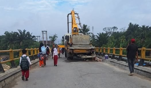 Jembatan Ujungbatu Rokan Segera Dibuka, Ini Jadwalnya