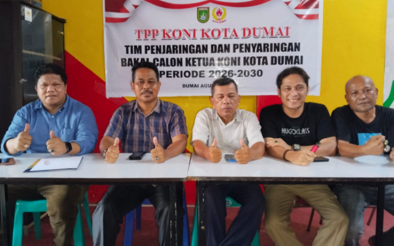 TPP KONI Dumai Resmi Buka Penjaringan Calon Ketua Umum, Pendaftaran Dimulai 12 Agustus
