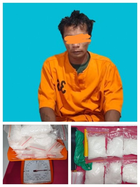 Sambut HUT Bhayangkara ke-80, Polres Pelalawan Gagalkan Peredaran 500 Gram Sabu, Seorang Pengedar Ditangkap