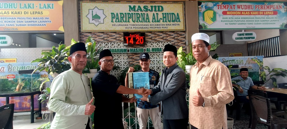 Dikunjungi Tim Kemenag RI, Masjid Paripurna Al Huda Diminta Terus Berinovasi