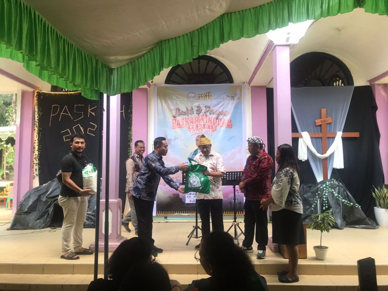 Paskah Sinodal GPIB 2026 di Kerumutan Berlangsung Khidmat, Sinergi Jaga Kerukunan Umat