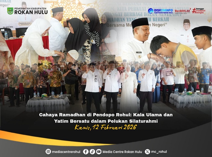 Teduh di Pendopo Rokan Hulu, Saat Ulama dan Anak Yatim 'Pulang ke Rumah'