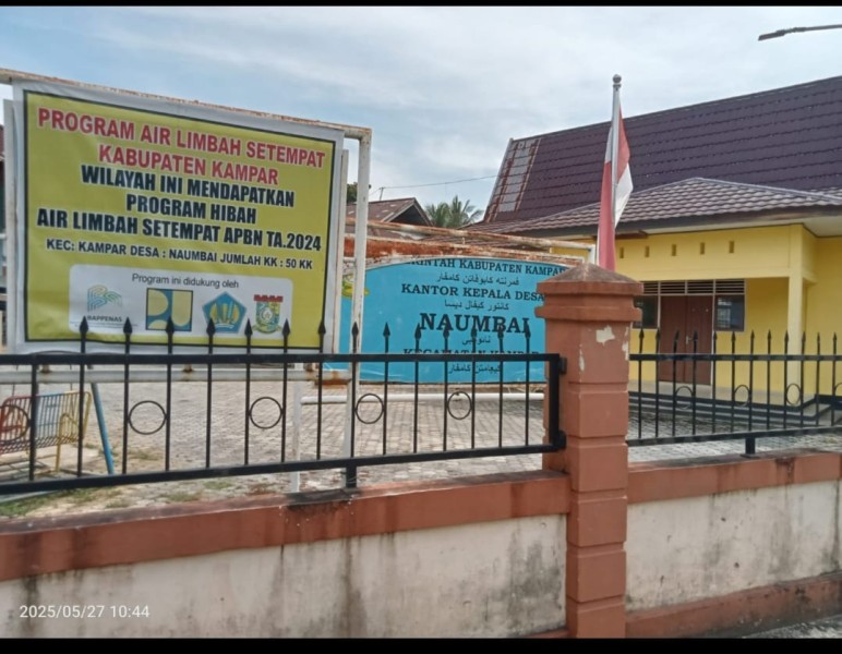 Papan Informasi Realisasi APBDes 2025 Tidak di Pasang, Kades Naumbai Meradang Ketika Ditanya Wartawan