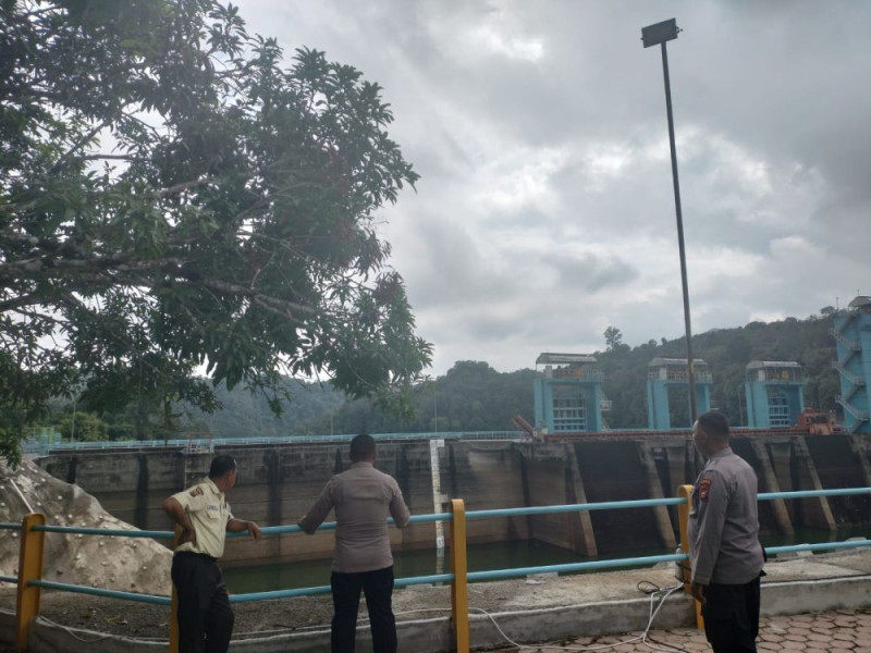 Aliran Sungai dari Sumbar, Elevasi Air Waduk PLTA Koto Panjang Melonjak Tajam