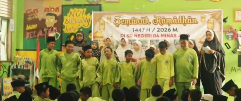 SDN 04 Minas Jaya Gelar Beragam Kegiatan Ramadan 1447 H, Ditutup dengan Khatam Al-Qur’an dan Santunan Anak Yatim