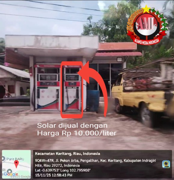 Diduga Ungkap Mafia Solar, Mobil Team AMI Diserang 4 OTK Bersenjata Samurai di Inhil