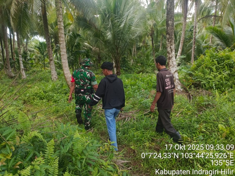 Koptu Al Alim Patroli Tapal Batas untuk Cegah Karhutla