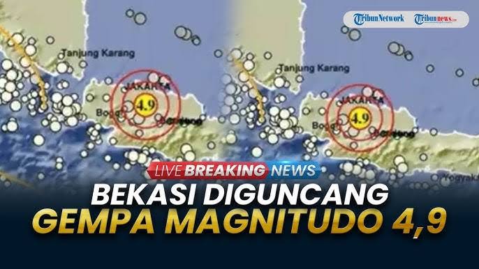 Gempa M 4,9 Guncang Jakarta, KRL Sempat Lumpuh dan Warga Panik