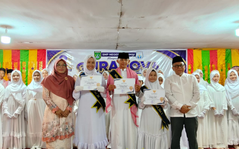 Usia Baru Dua Tahun, SMPN 23 Dumai Tunjukkan Prestasi Gemilang Lewat QuranNova Fest 23