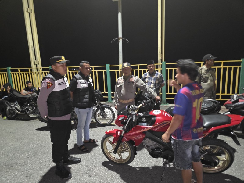 Polsek Sungai Apit dan Satpol PP Gelar Razia Pekat, Miras dan Balap Liar Jelang Ramadan 1447 H