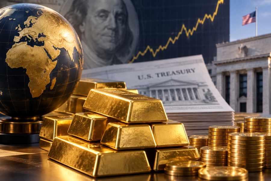 Sanksi AS dan Tren Emas Global Guncang Dominasi Dolar