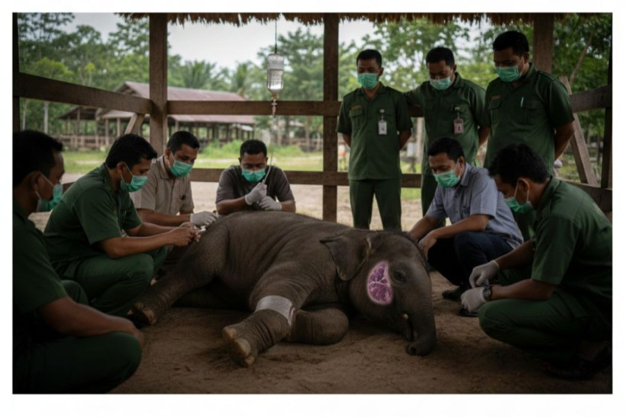 Terungkap! BBKSDA Riau Pastikan Kematian Bayi Gajah Laila Akibat Infeksi Virus EEHV
