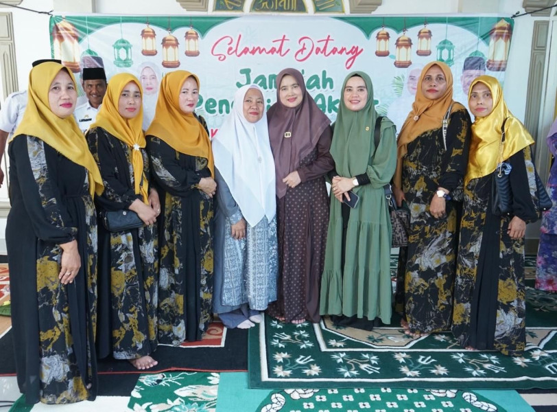 TP-PKK Kabupaten Asahan Hadiri Pengajian Akbar di Desa Padang Sipirok
