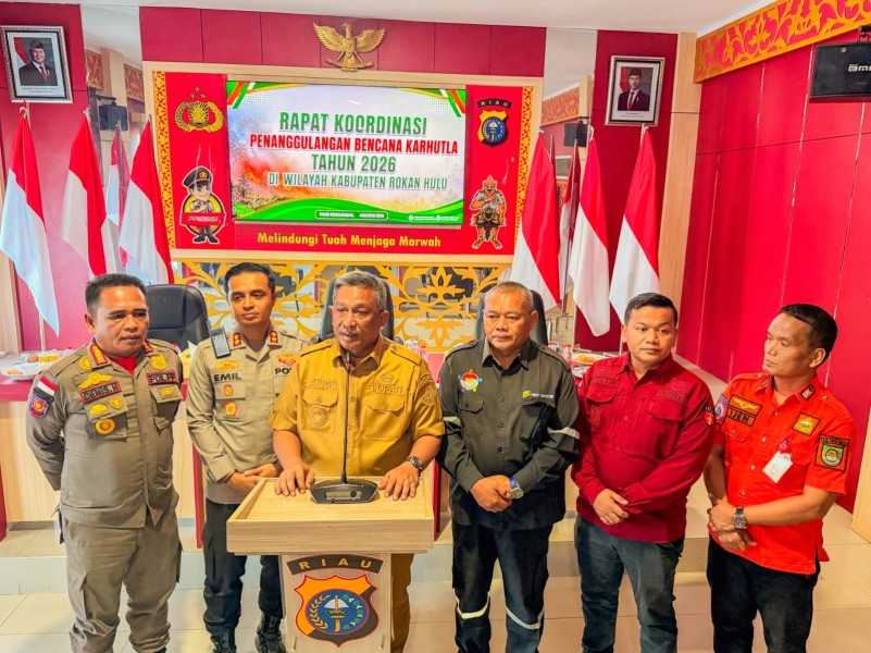 Karhutla Mengintai Rohul: 171 Hotspot Terdeteksi, Empat Kecamatan Jadi Prioritas