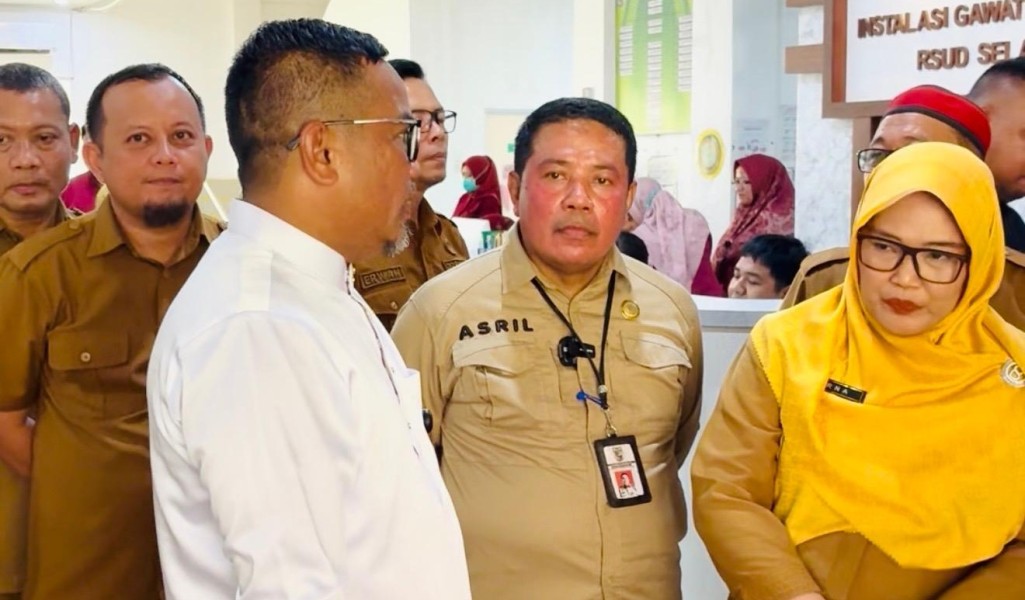 Bupati Zukri Sidak RSUD Selasih, Tegaskan Tak Boleh Ada Diskriminasi Pasien BPJS