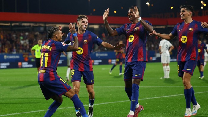 Barcelona Pesta Gol, Hajar Valencia 6-0 di LaLiga