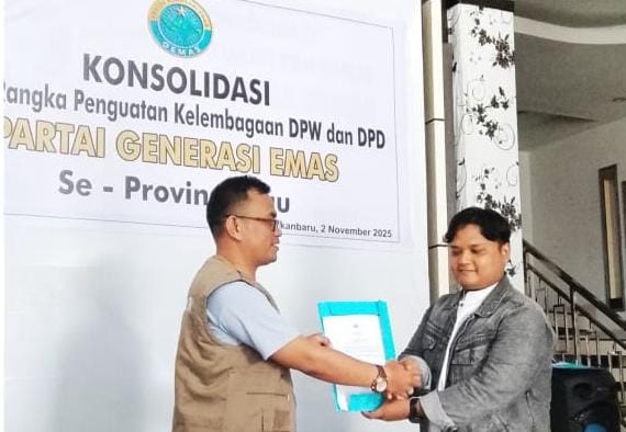 Konsolidasi dan Penyerahan SK DPD Partai Generasi Emas Bengkalis: Penguatan Struktur Menuju Pemilu 2029