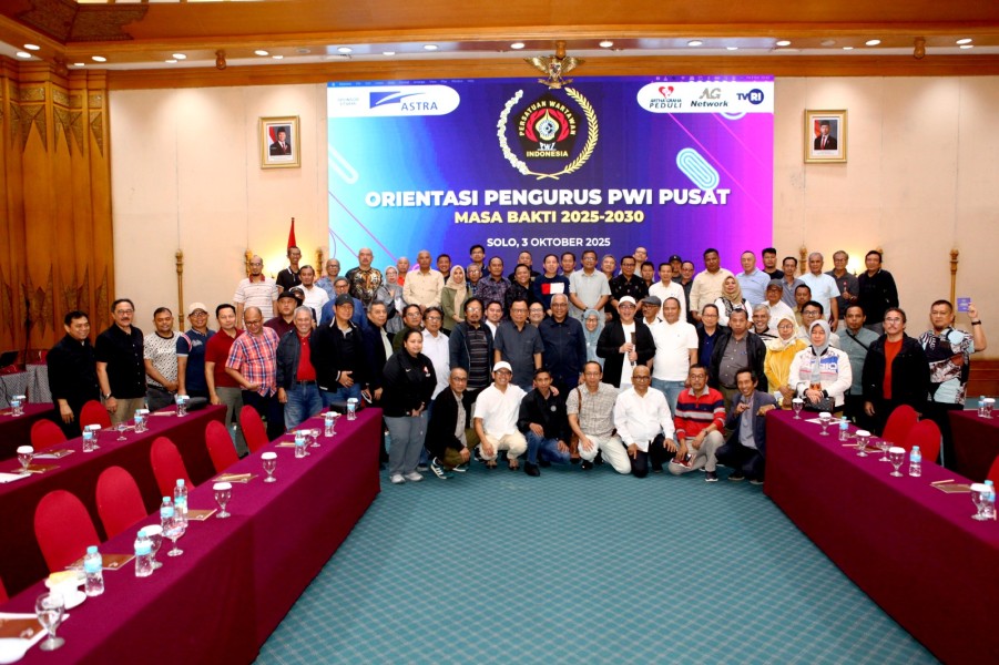 Menjelang Pengukuhan, Pengurus PWI Pusat 2025–2030 Gelar Orientasi di Solo