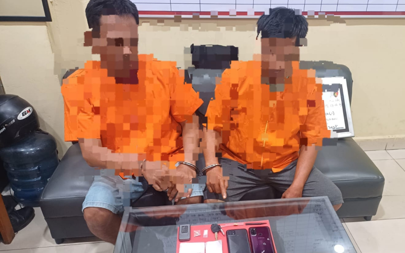 Satres Narkoba Polres Dumai Amankan Dua Pengedar Sabu dan Pil Ekstasi