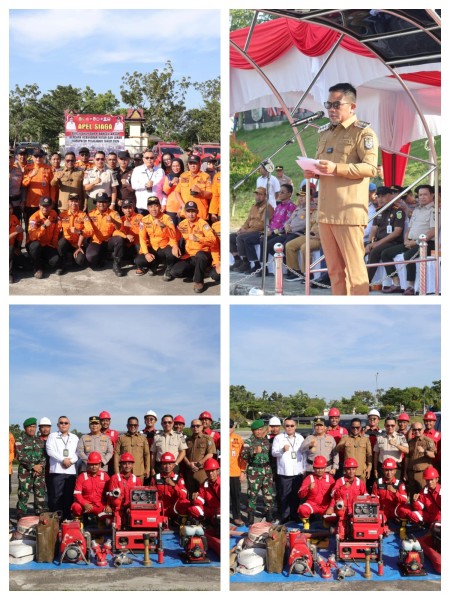 Bupati Zukri Pimpin Apel Siaga Karhutla Pelalawan, TNI-Polri dan Perusahaan Diminta Perkuat Kesiapsiagaan