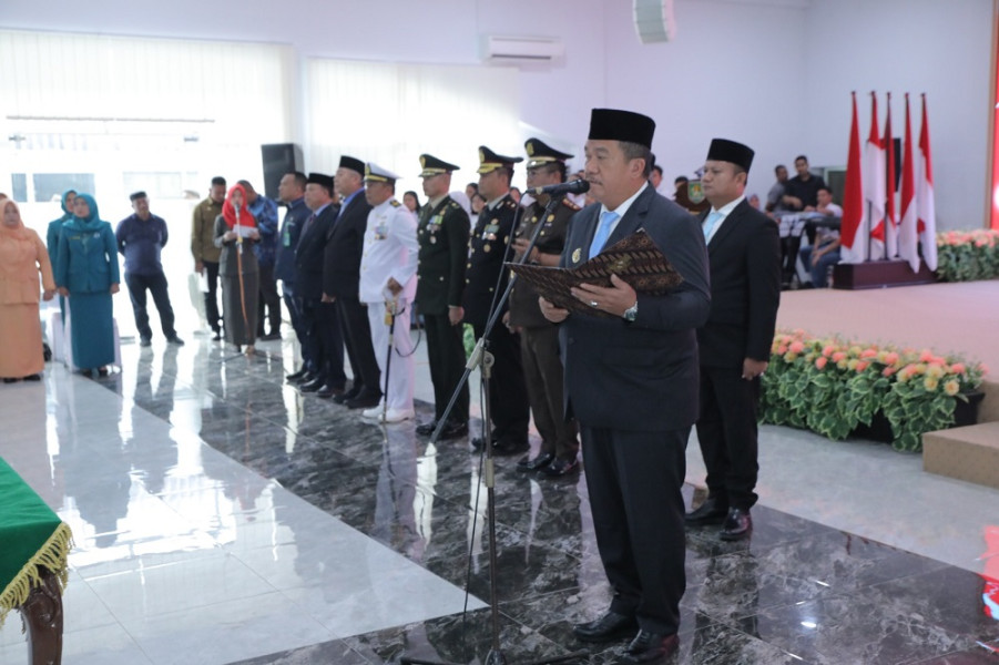 Bupati Asahan Kukuhkan Paskibraka HUT ke-80 RI