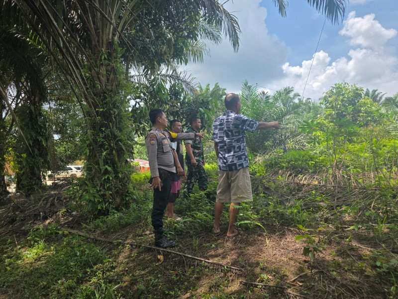 Koptu AKP Hutagalung Patroli Karhutla di Minas Barat, Tidak Ditemukan Titik Api