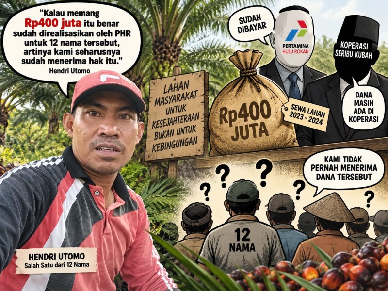 Rp400 Juta Sewa Lahan PHR Disebut Sudah Dibayar, 12 Nama Mengaku Tak Pernah Menerima