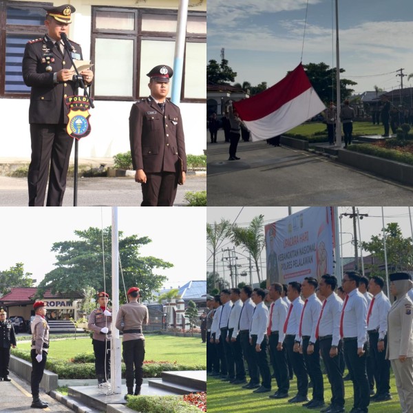 Kapolres Pelalawan Pimpin Upacara Harkitnas ke-117: Bangkit Bersama Wujudkan Indonesia Kuat
