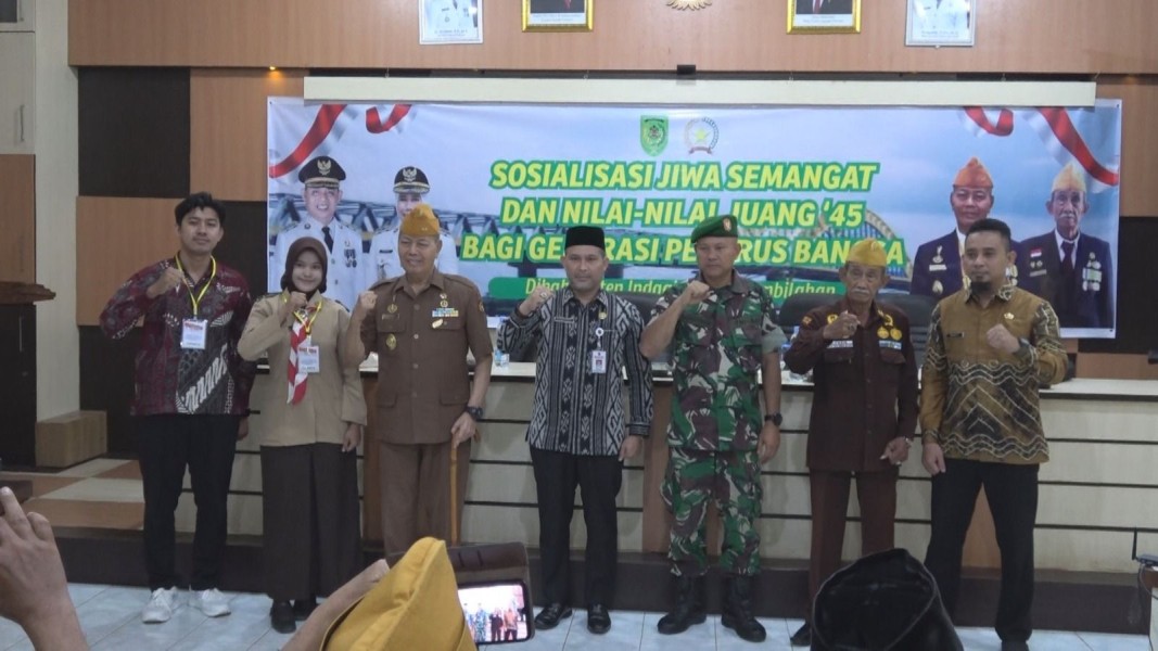 Bupati Inhil Hadiri Sosialisasi Jiwa dan Nilai Juang 45