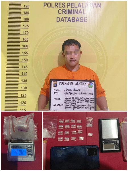 Pengedar Sabu Dibekuk di Kuala Semundam