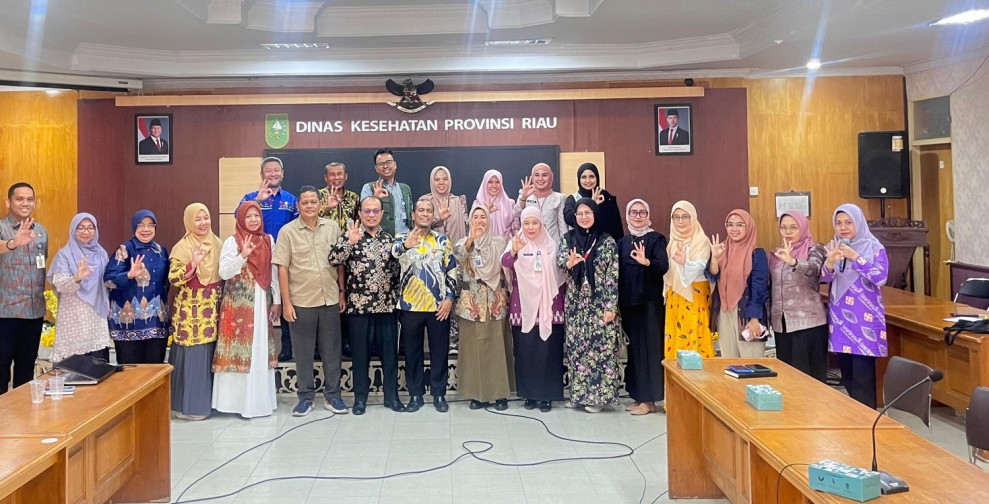 Gandeng Perguruan Tinggi, Diskes Riau Percepat Capaian Cek Kesehatan Gratis.
