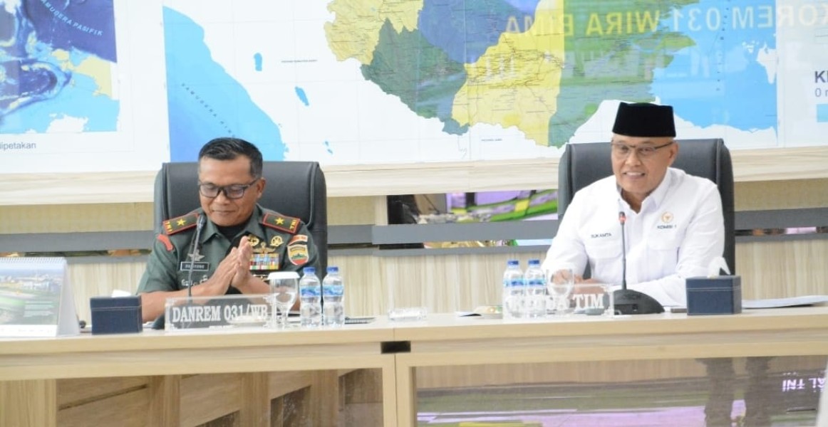 Danrem 031/WB Rapat Dengar Pendapat Bersama Komisi I DPR RI Bahas Kesiapan Korem Menuju Kodam Baru