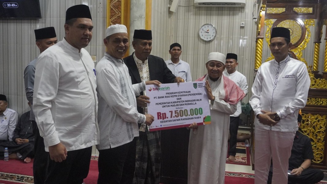 Safari Ramadhan Bupati Inhil H. Herman ke Kota Baru Seberida, Kecamatan Keritang
