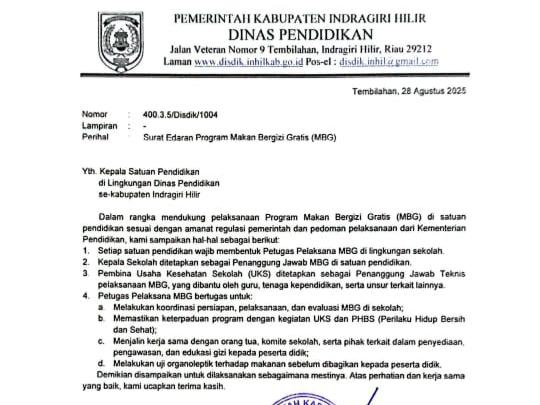 Surat Edaran Bikin Sekolah Gamang, Disdik Bongkar Alasannya