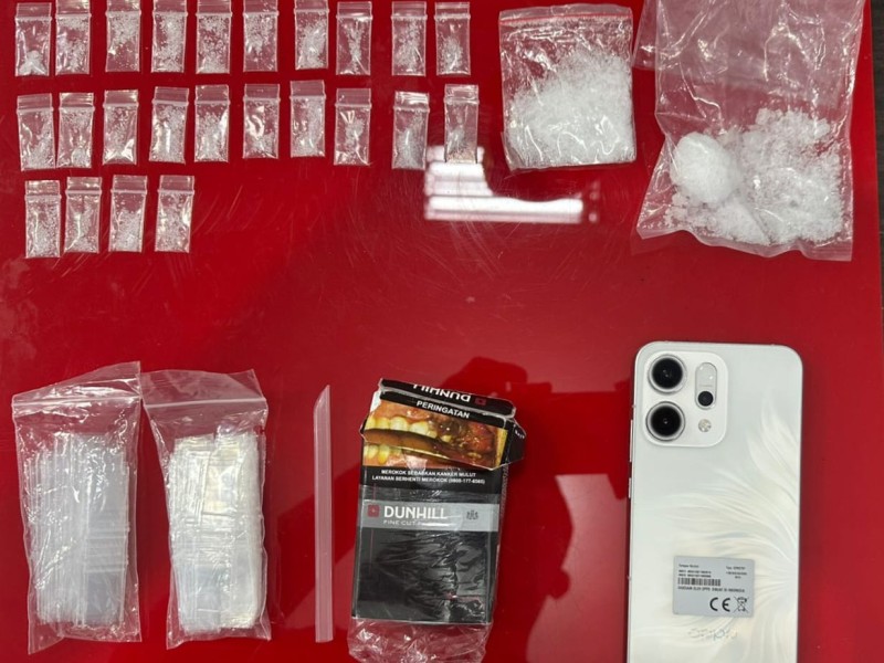 Polres Rokan Hulu Ungkap Peredaran Sabu 27,83 Gram, Dua Orang di Amankan