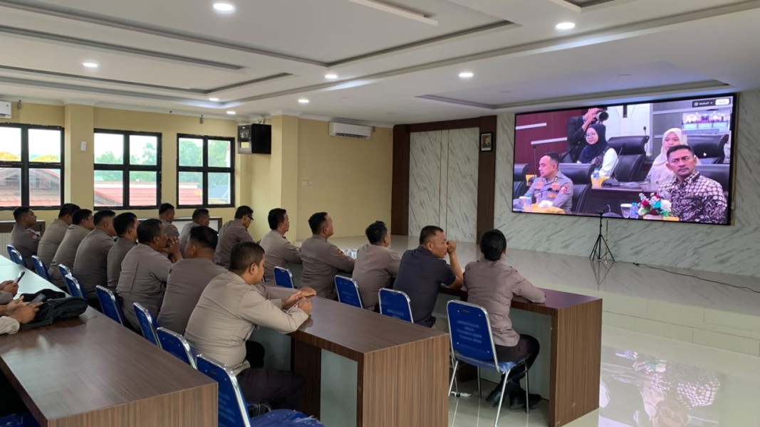 Polres Indragiri Hulu Ikuti Launching Penerimaan Siswa SMA Kemala Taruna Bhayangkara Tahun Ajaran 2027/2028