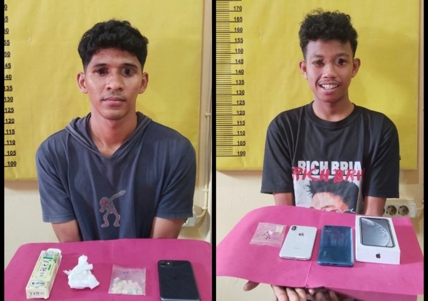 Pengedar Pil Setan di Dua Desa Lirik Dibekuk, Puluhan Butir Disita Dari Dua Tersangka