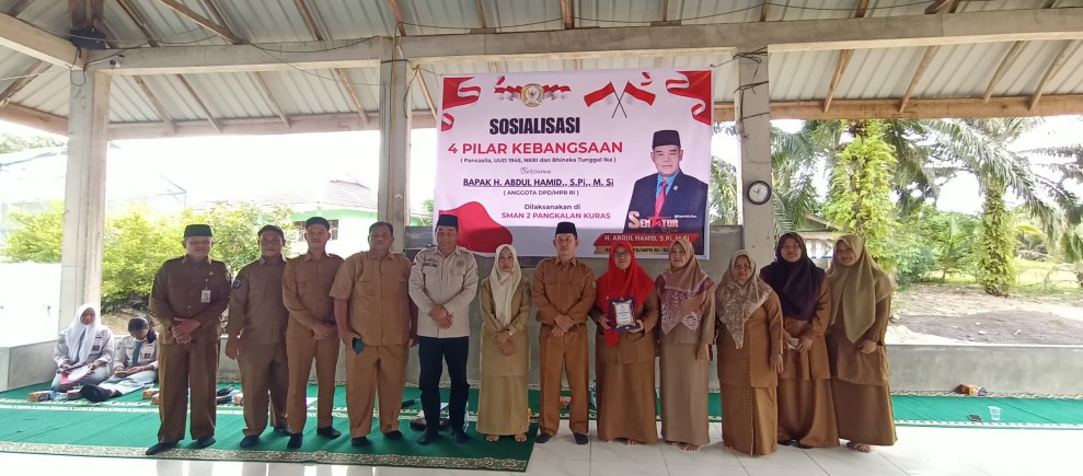Abdul Hamid Tanamkan Empat Pilar Kebangsaan di SMAN 2 Pangkalan Kuras