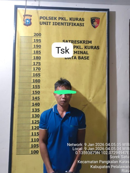 Ayah Tiri Diamankan Polisi, Kasus Persetubuhan Anak Gegerkan Pangkalan Kuras