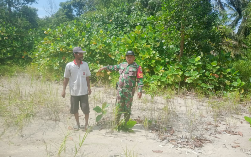 Giat Rutin Babinsa Bagan Besar, Patroli Keamanan Wilayah
