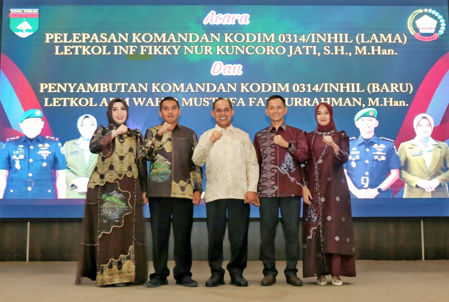 Pemkab Inhil Gelar Acara Lepas Sambut Dandim 0314/Inhil