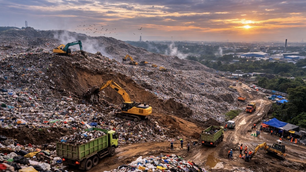 Pemprov DKI Aktifkan Operasi Tanggap Darurat Longsor di Bantargebang
