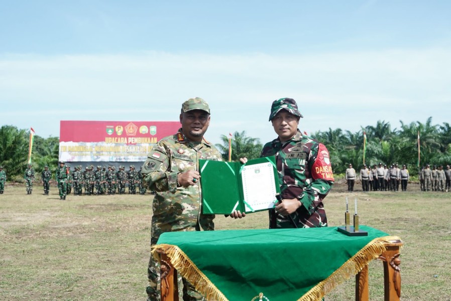 TMMD Ke-126 Kodim 0322/Siak Resmi Dibuka! Perkuat Sinergi Wujudkan Siak Hebat